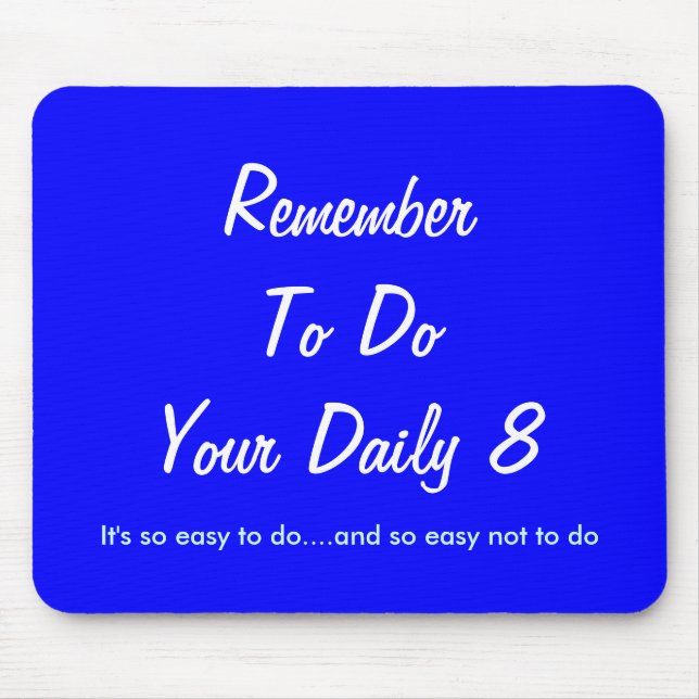 It's so easy to do.... mouse mat (Front)