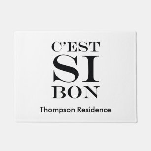 It's So Good - C'est Si Bon French Doormat