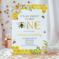 It's So Sweet To Bee ONE 1st Birthday Party