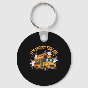 It's Soky Season Funny Teacher Halloween School Bu Key Ring