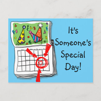 It's Someone's Special Day! Birthday Postcard