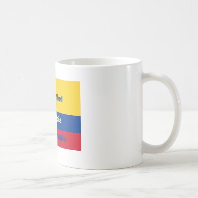 It's spelled Colombia not Columbia Coffee Mug (Right)