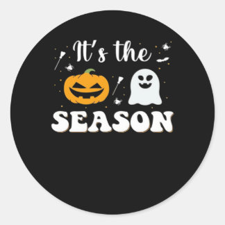 Its Spooky Season Classic Round Sticker