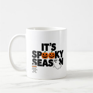 It's spooky season cute design coffee mug