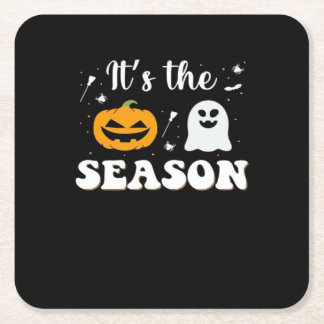 Its Spooky Season Square Paper Coaster