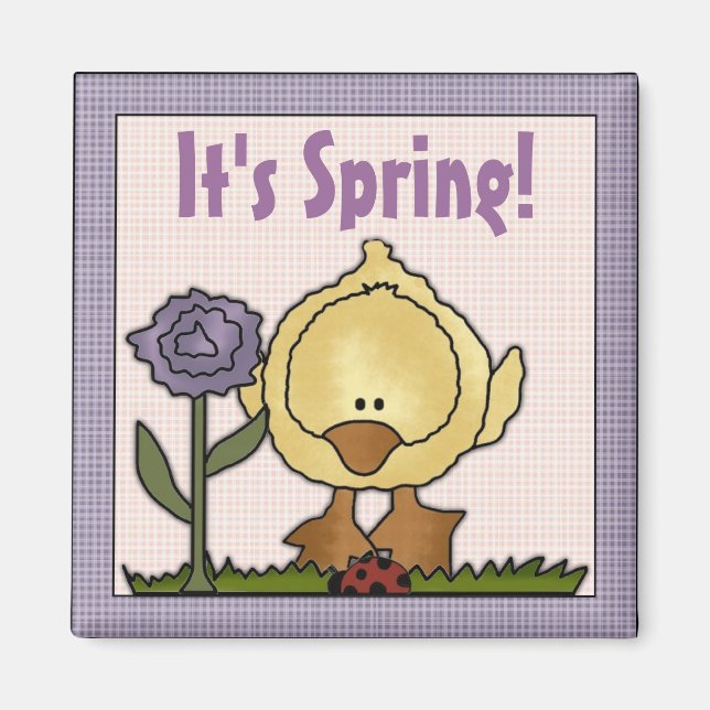 It's Spring Chick Magnet (Front)