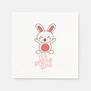 It's Spring Time                        Napkin