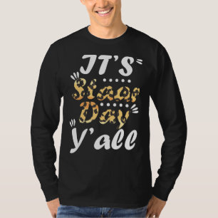 It's Staar Day Y'all Test Day Leopard For Teacher T-Shirt