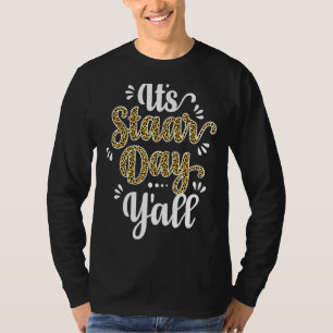 It's Staar Day Y'all Test Day Leopard For Teacher T-Shirt