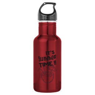 It's Summer Time Coconut Beach Vacation Funny 532 Ml Water Bottle