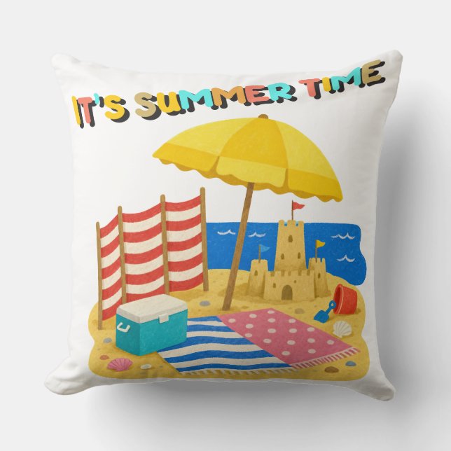 it's summer time cushion (Front)