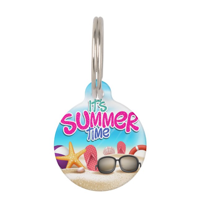 It's Summer Time Pet Tag (Front)