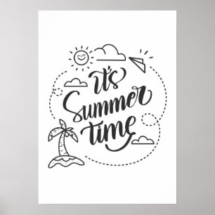 It's Summer Time Poster
