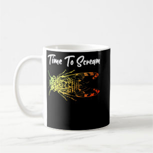 Its Summer Time To Scream Happy Colourful Rainbow Coffee Mug
