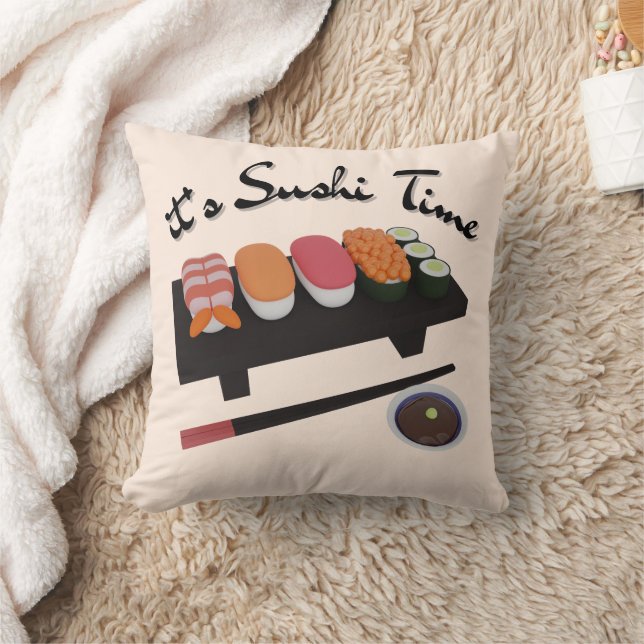 It's Sushi Time Cushion (Blanket)