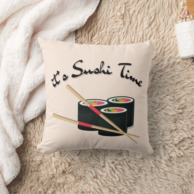 It's Sushi Time Cushion (Blanket)