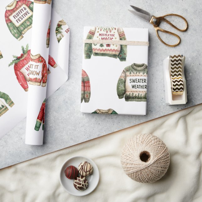 It's Sweater Weather! Wrapping Paper (Crafts)
