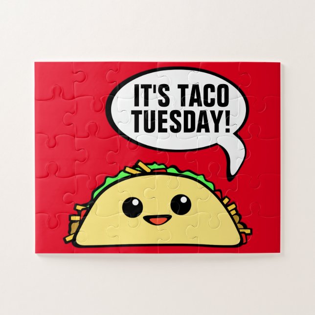 It's Taco Tuesday Jigsaw Puzzle (Horizontal)
