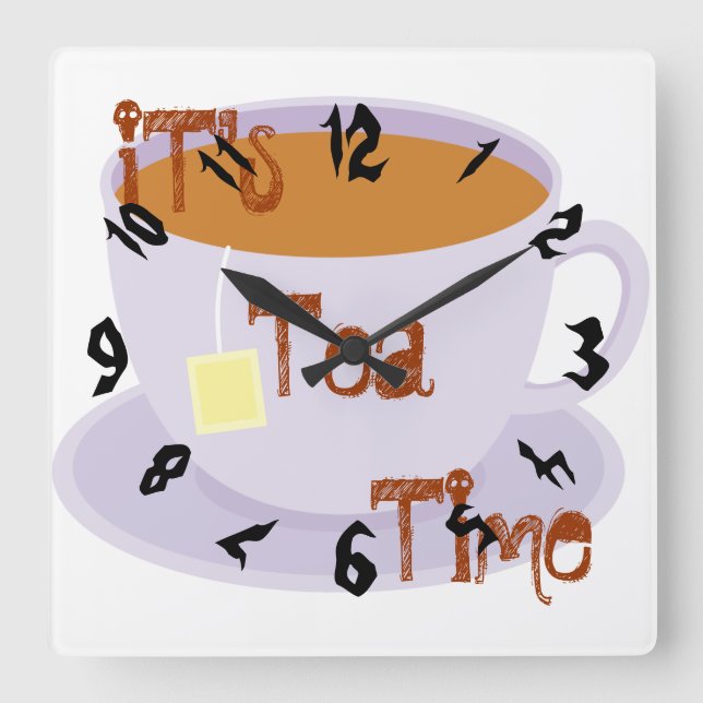 It's tea time clock (Front)