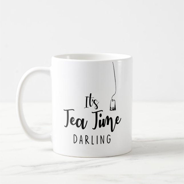 Its tea time darling coffee mug (Left)