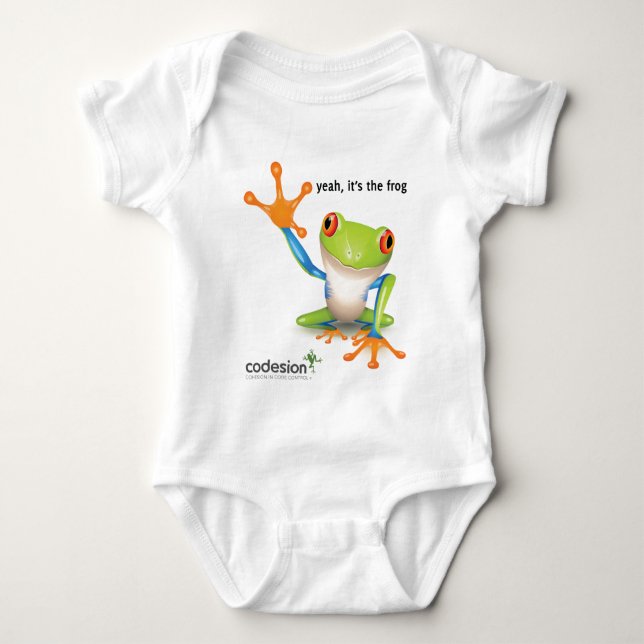 It's the Frog Baby Bodysuit (Front)
