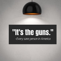 It's the Guns Anti-Gun Violence Quote 