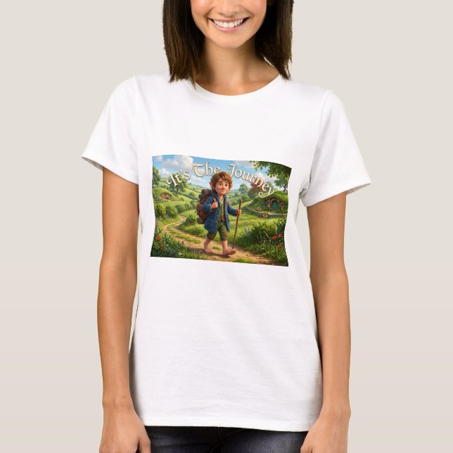 It's The Journey T-Shirt (Front)