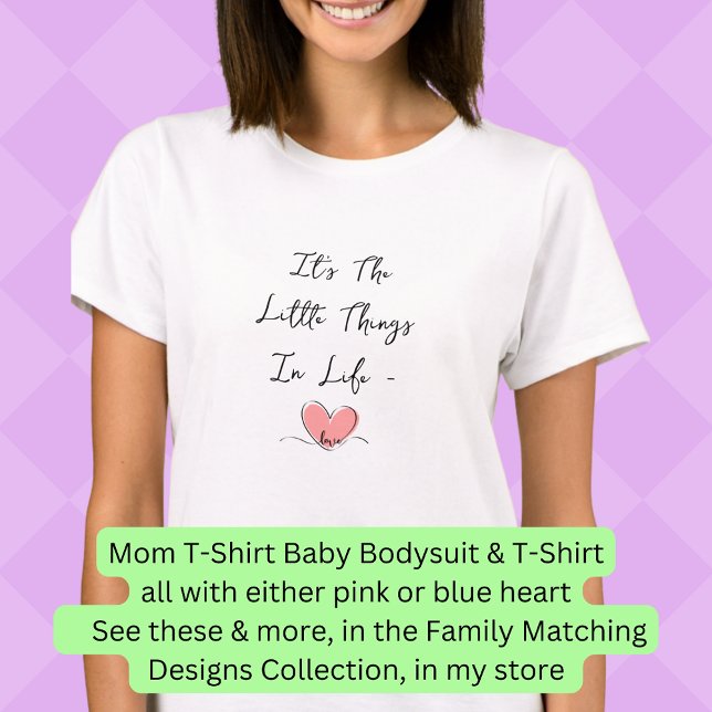 It's The Little Things In Life Pink Heart Match Pr T-Shirt (Creator Uploaded)