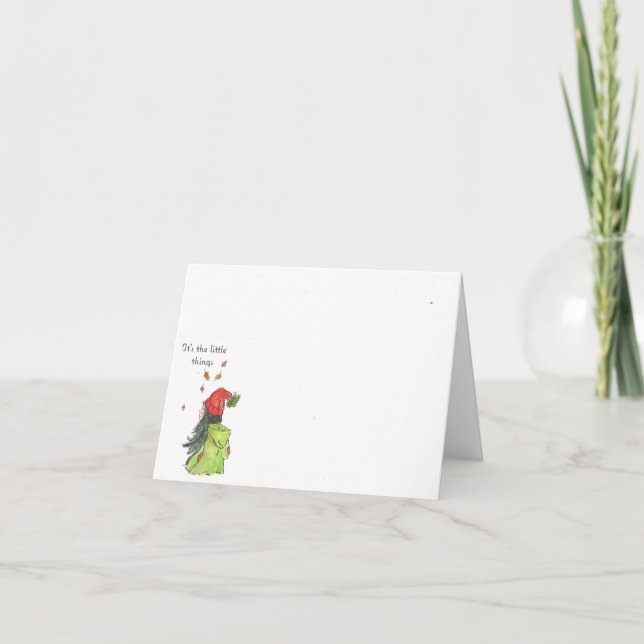 It's The Little Things Thank You Card (Front)