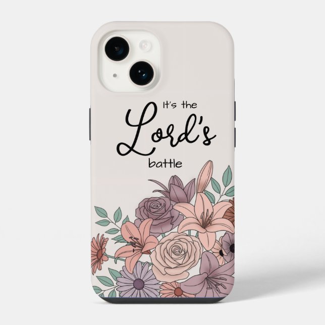 It's the Lord's battle  iPhone Case (Back)