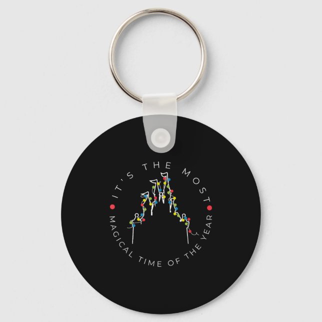Its The Most Magical Time Of The Year Christmas Xm Key Ring (Front)