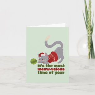 It's the Most Meow-velous Time of the Year Card