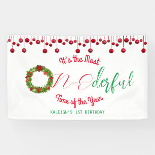 It's the Most ONEderful Time of the Year Banner