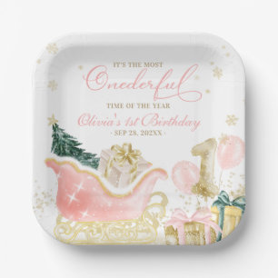 It's The Most Onederful Time of the Year Birthday Paper Plate