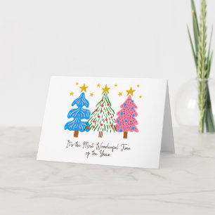 It's The Most Wonderful Time Christmas  Card