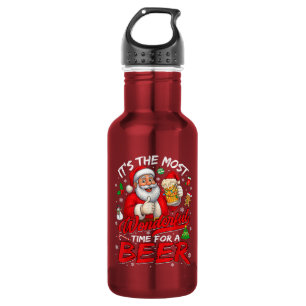 Its The Most Wonderful Time for A Beer Christmas 532 Ml Water Bottle
