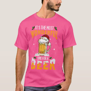 Its The Most Wonderful Time For A Beer Christmas S T-Shirt