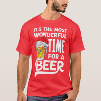 Its The Most Wonderful Time For A Beer Christmas S T-Shirt