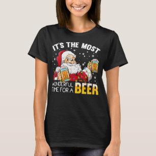 Its The Most Wonderful Time For A Beer Christmas S T-Shirt