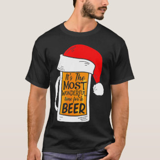 Its The Most Wonderful Time For A Beer Christmas S T-Shirt