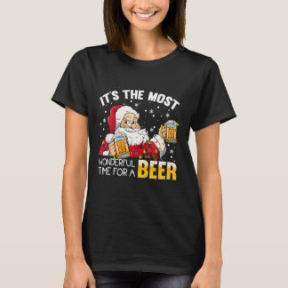 Its The Most Wonderful Time For A Beer Christmas S T-Shirt
