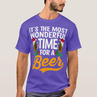 Its The Most Wonderful Time For A Beer Christmas S T-Shirt