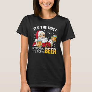 Its The Most Wonderful Time For A Beer Christmas S T-Shirt
