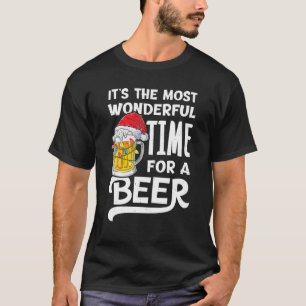 It's The Most Wonderful Time For A Beer Christmas T-Shirt
