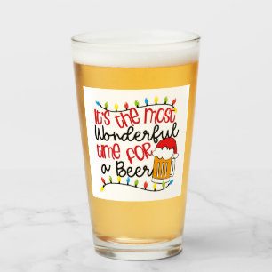 Its the Most Wonderful Time for a BEER Glass