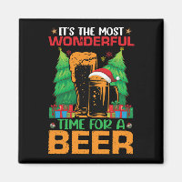 Its The Most Wonderful Time For A Beer Santa 