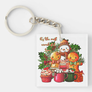 It's The Most Wonderful Time - Merry Christmas Key Ring