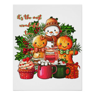 It's The Most Wonderful Time - Merry Christmas Poster