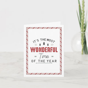 It's the Most Wonderful Time Note Card