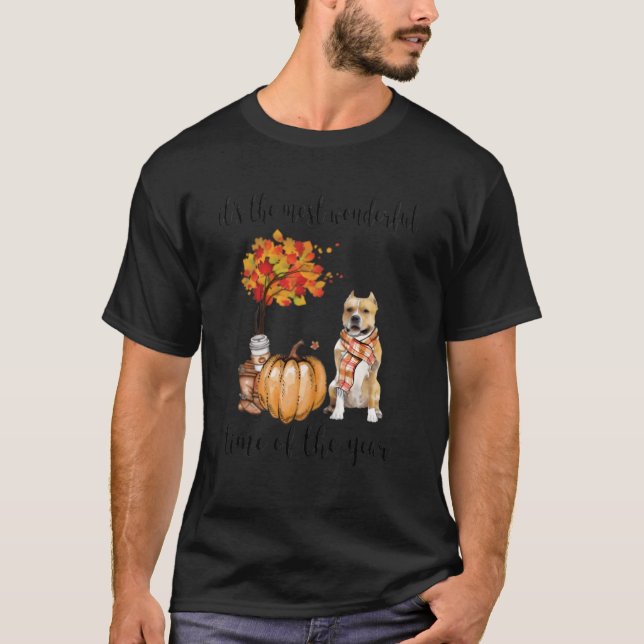 It'S The Most Wonderful Time Of The Year Amstaff T-Shirt (Front)